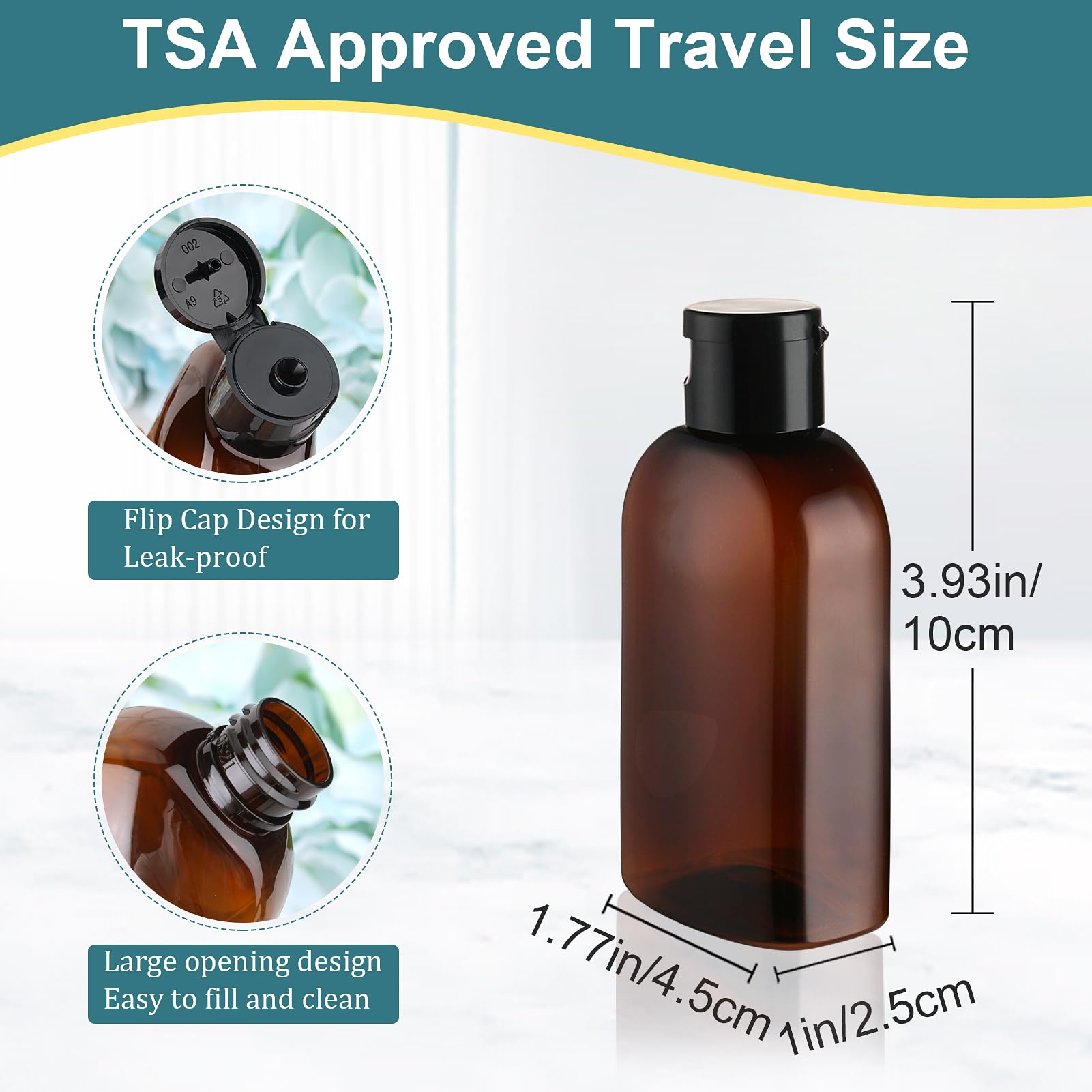 Cosywell bouteilles voyage Conditionneur: organisation simple et rangement compact