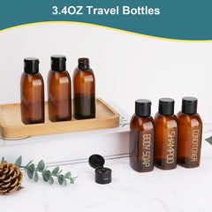 Cosywell bouteilles voyage Gel douche: format pratique pour le corps en déplacement