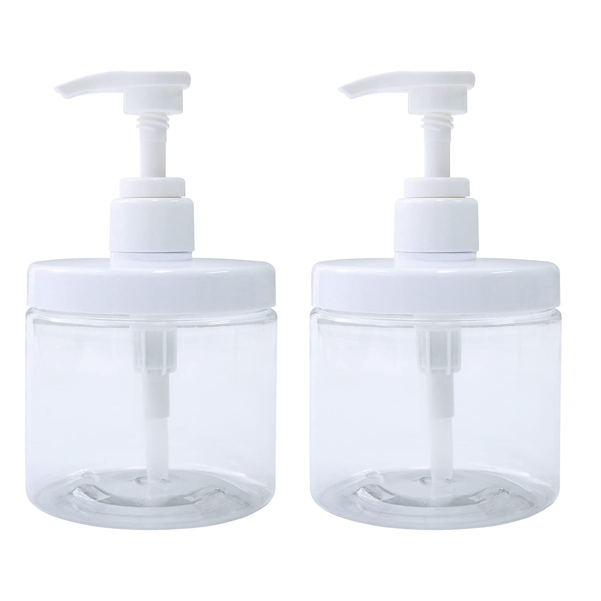 Cosywell pompe-bouteille transparente 500 ml pour un remplissage précis.