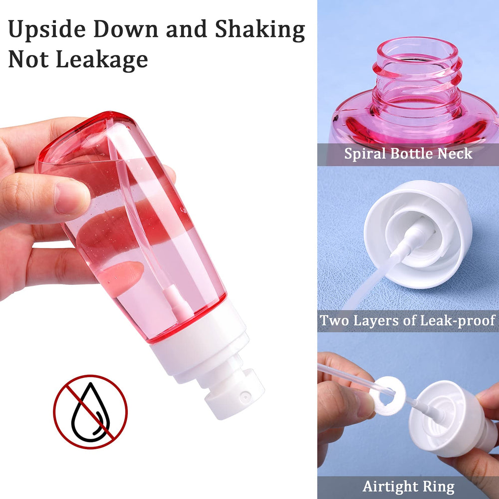 Cosywell vaporisateur voyage — plastique transparent et réutilisable pour des liquides variés.