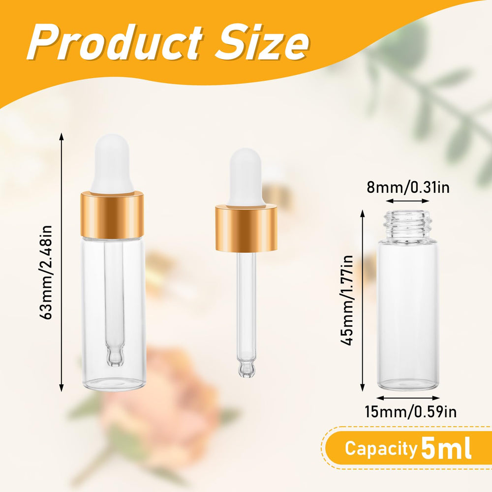 Bouteille COTOM 5ml en verre borosilicate résistante à la chaleur.