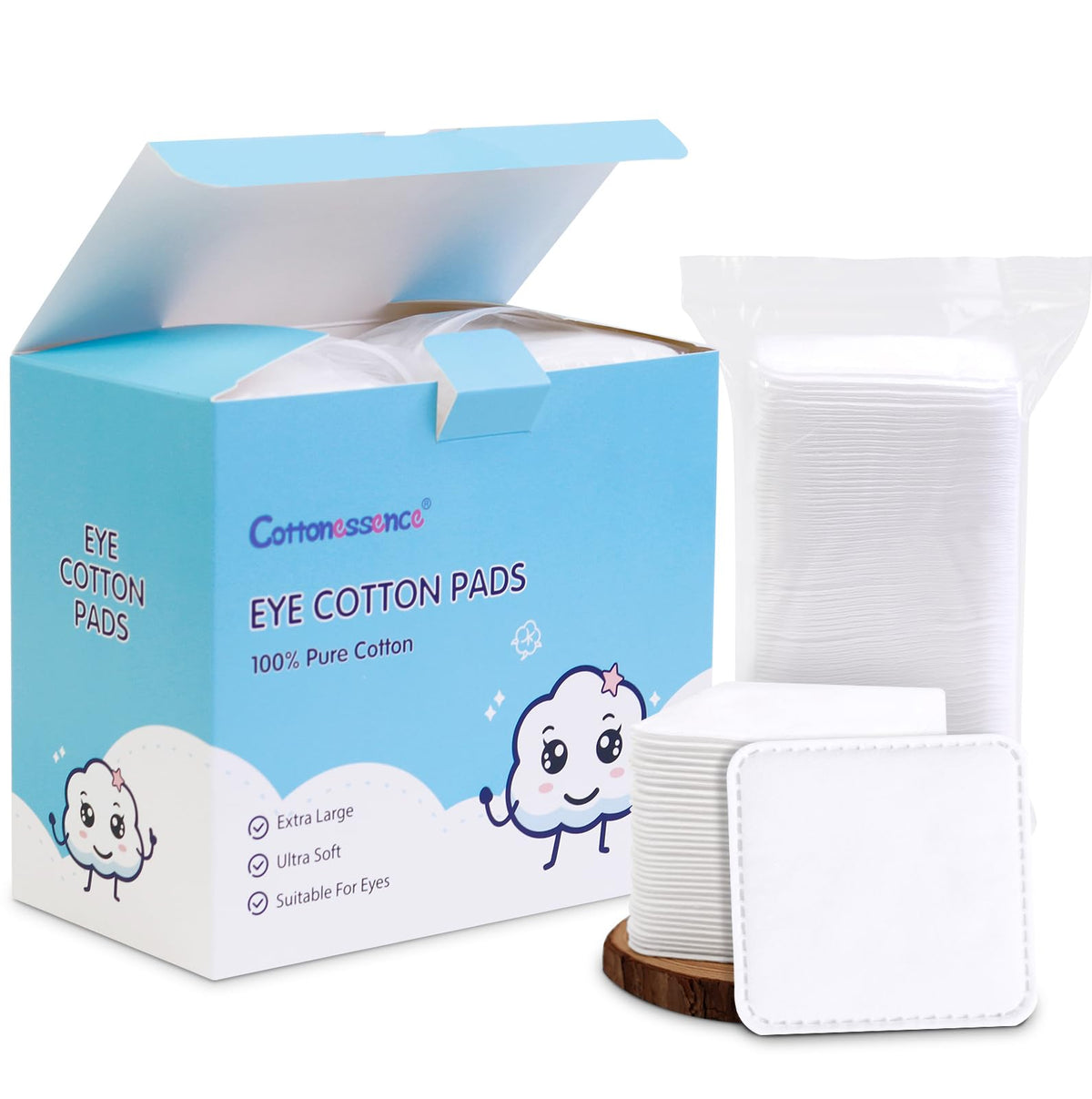 Disques Cottonessence Coton Yeux: douceur naturelle pour le démaquillage quotidien