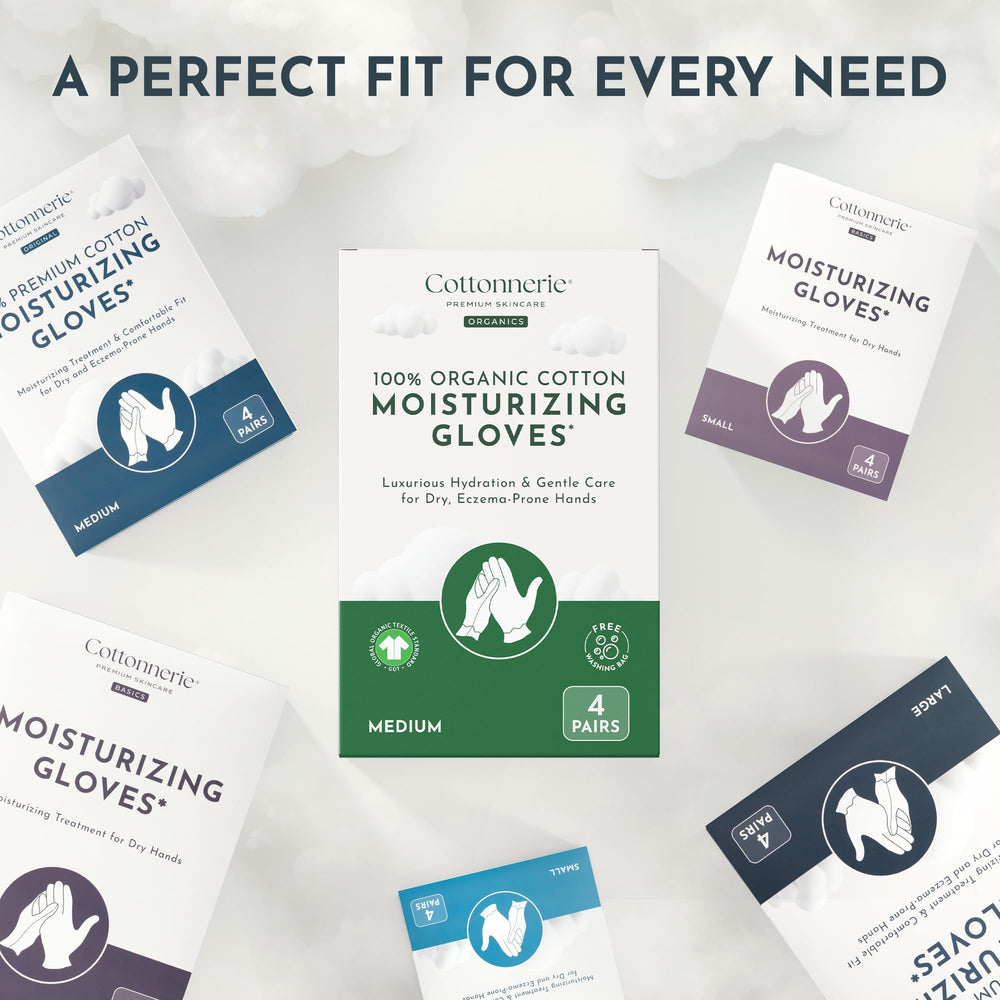 Gants Cottonnerie en coton écologique et réutilisables.