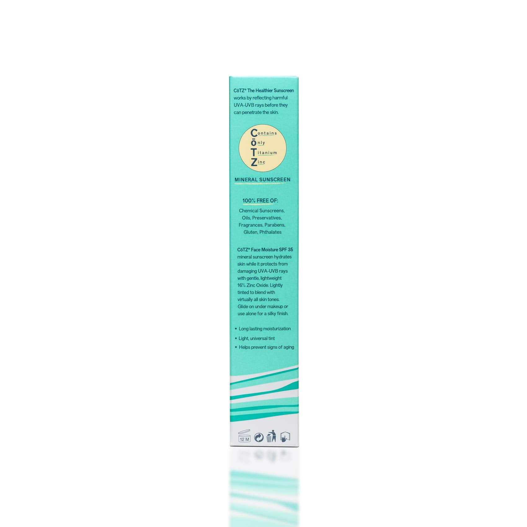 CoTZ sans parfums ni additifs, formulation adaptée au visage.