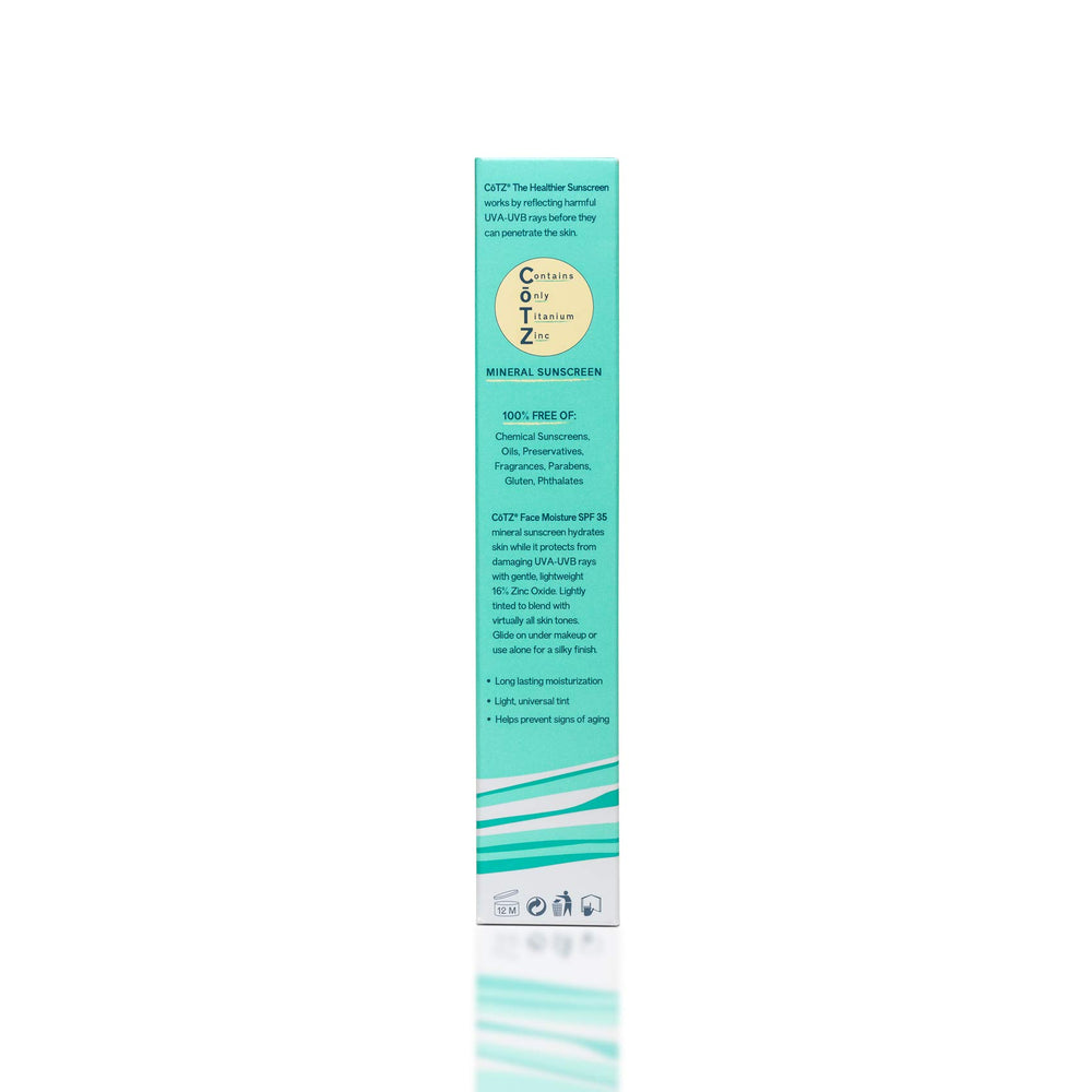 CoTZ sans parfums ni additifs, formulation adaptée au visage.