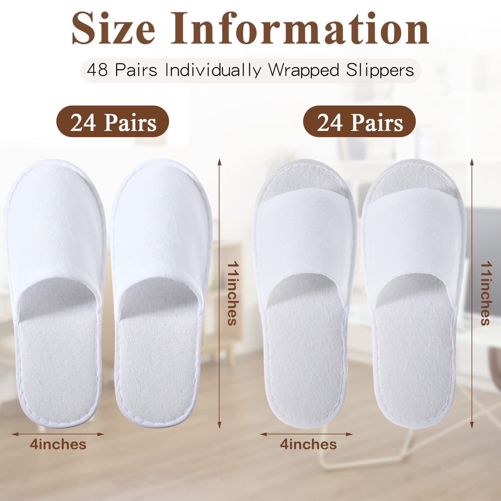 Chaussons jetables Coume emballage individuel et sécurité