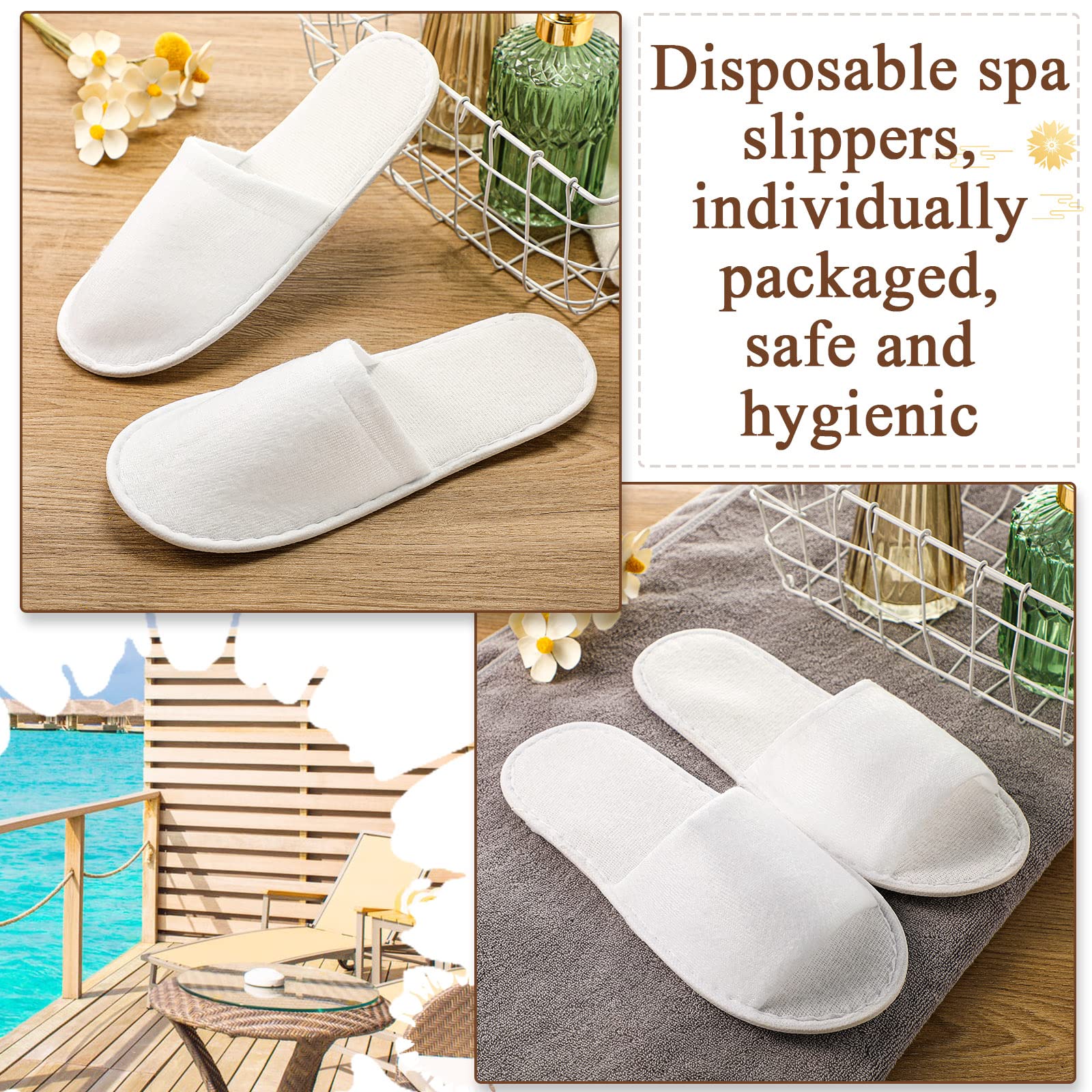Chaussons jetables Coume utilisation hôtel spa polyvalente