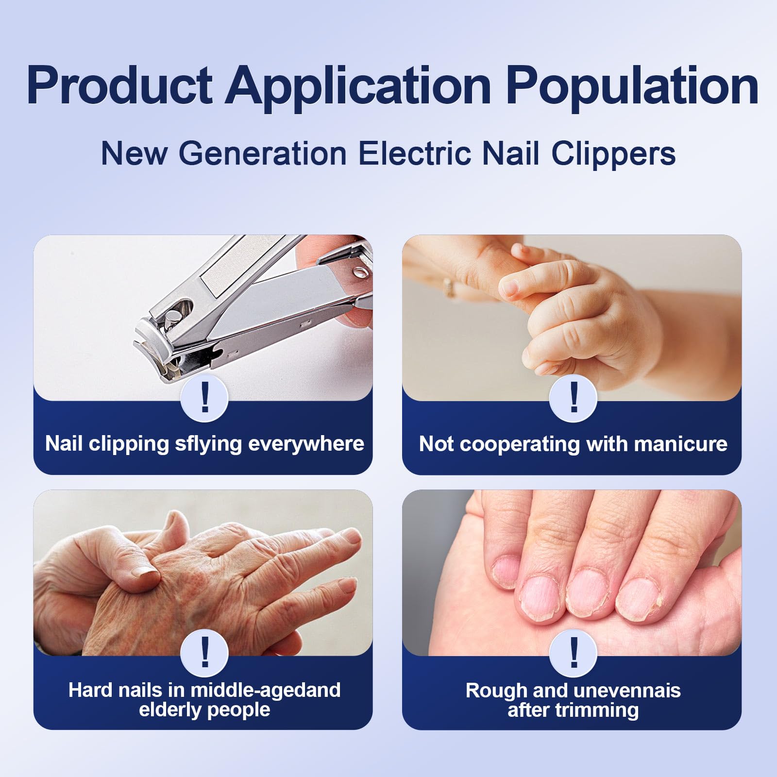 Coupe-ongles électrique: faible vibration pour des soins plus calmes