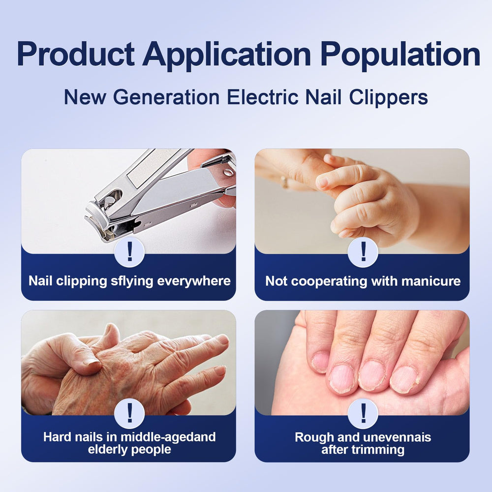 Coupe-ongles électrique: faible vibration pour des soins plus calmes