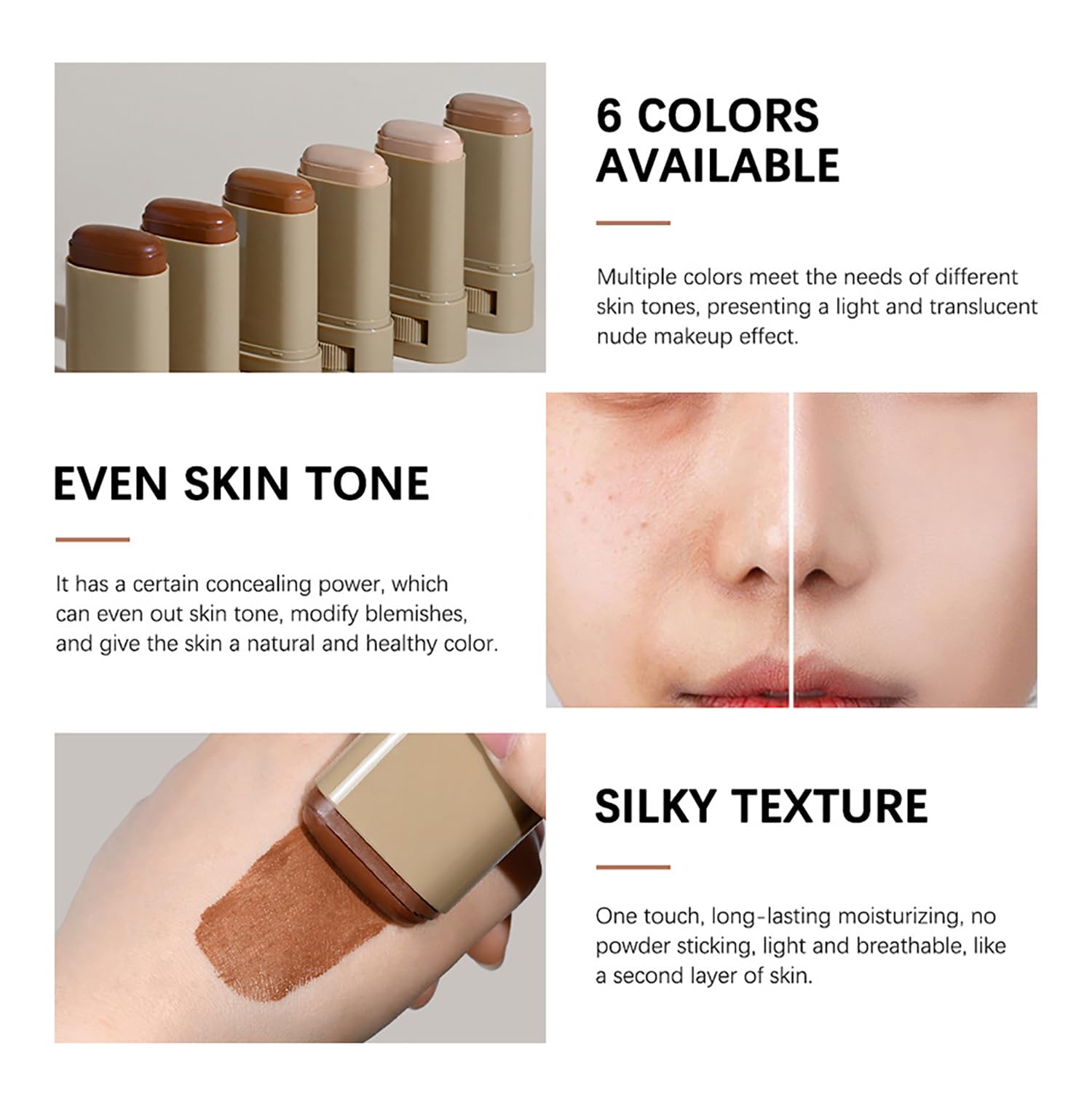 Covebalm Teinte Absorption rapide – base qui respire sans alourdir les pores.