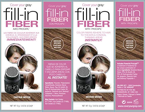 Cover Your Gray application sur cheveux, démonstration d usage simple pour épaissir visiblement.