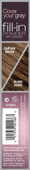 Texture fine de la poudre offrant une application homogène sur zones clairsemées.