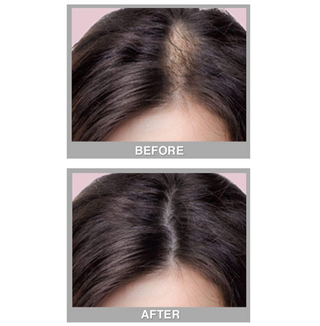 Cover Your Gray Poudre de Remplissage sur cheveux fins pour un rendu plus dense.