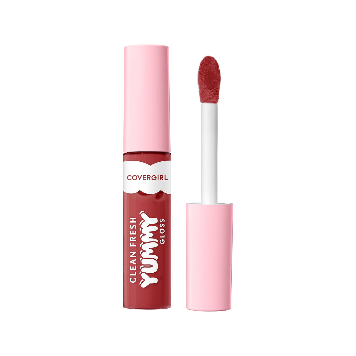 Bouteille COVERGIRL Yummy Sunrise Blush avec éclat brillant et hydratant.