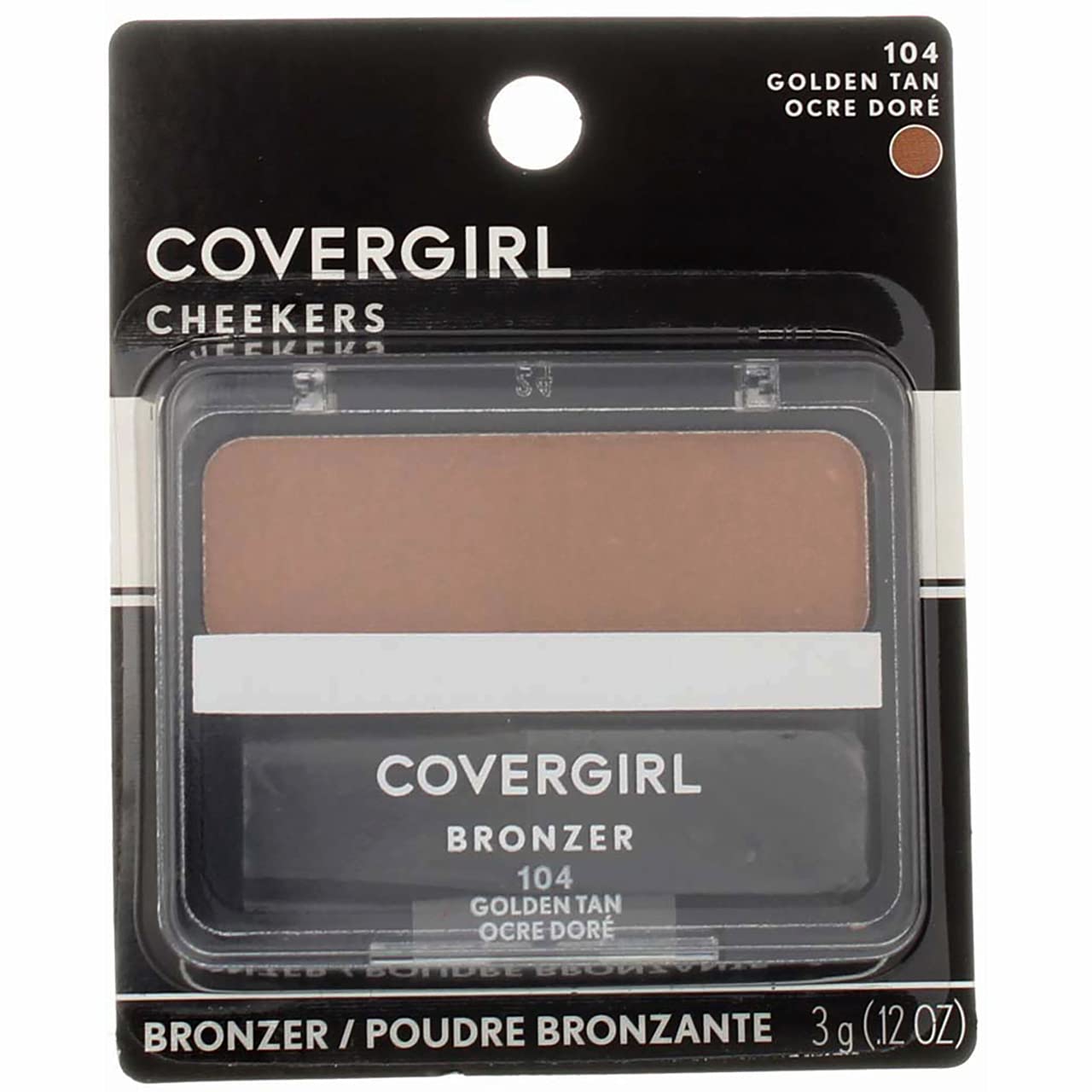 COVERGIRL Cheekers Bronzer 104, teinte naturelle idéale pour une lueur subtile et durable.