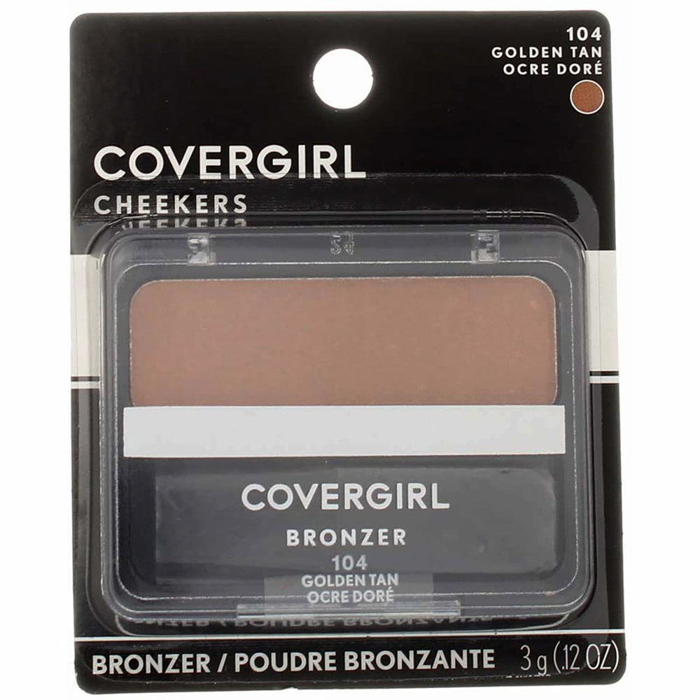 COVERGIRL Cheekers Bronzer 104, teinte naturelle idéale pour une lueur subtile et durable.