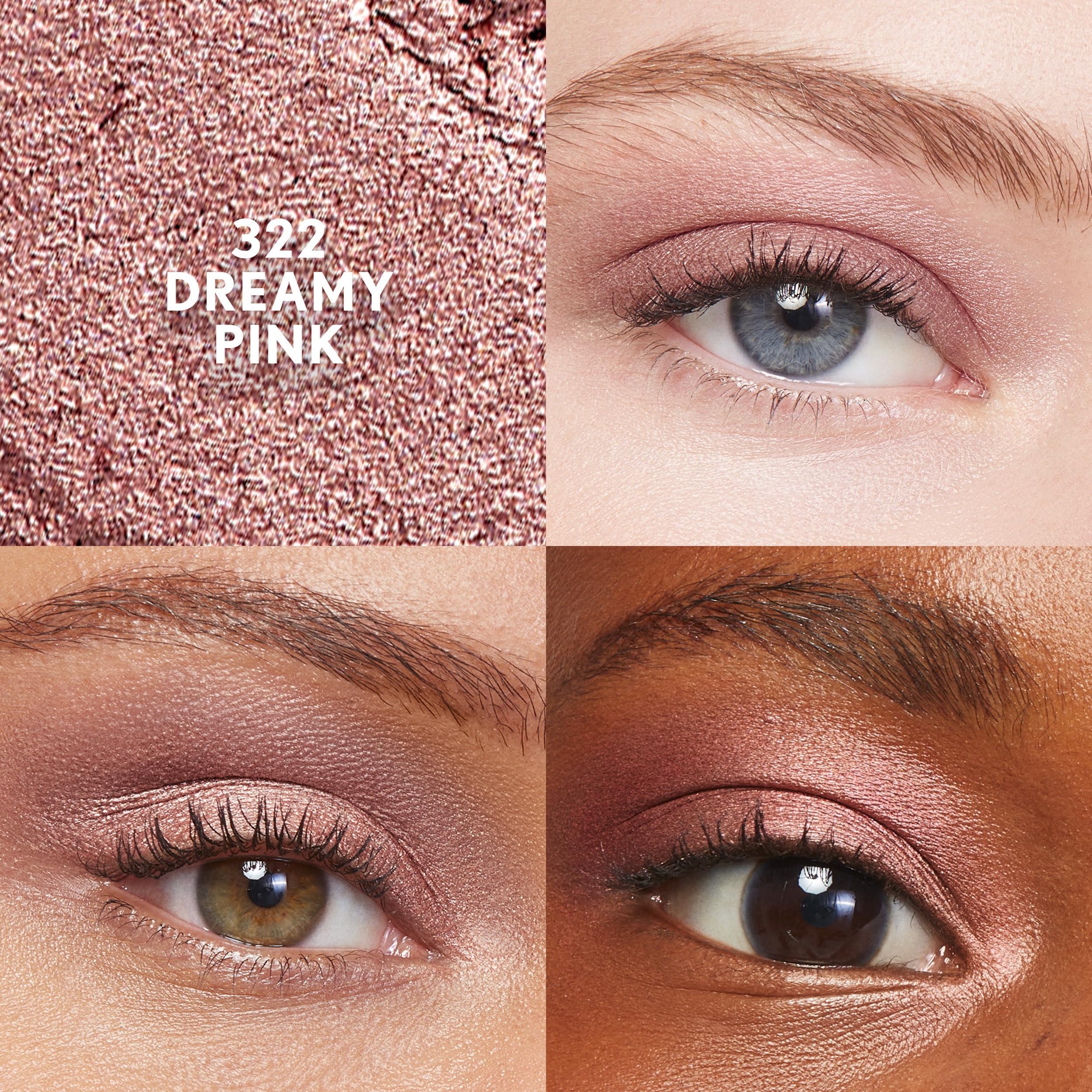 Teinte nacrée Dreamy Pink pour un éclat lumineux sur les paupières
