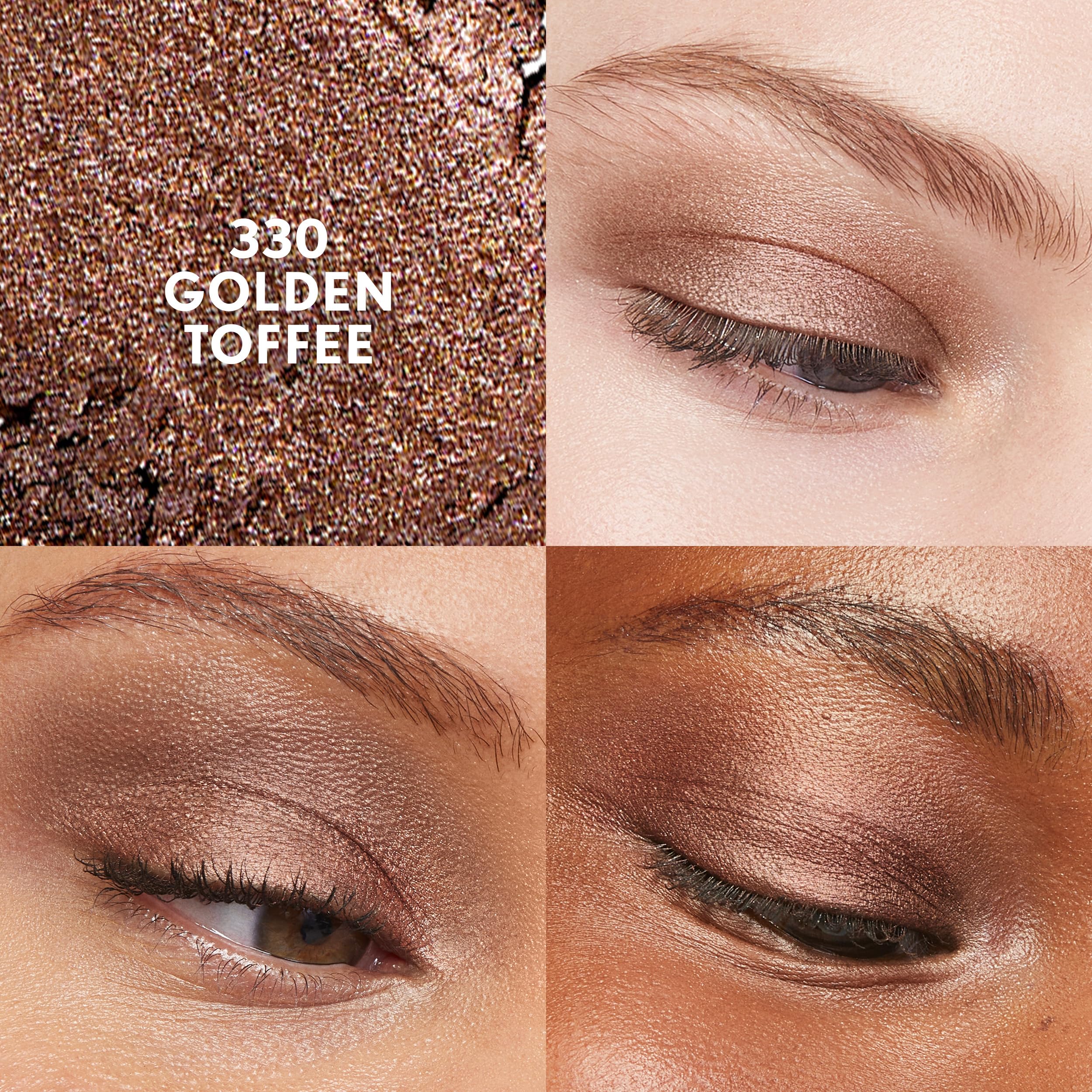 CoverGirl Clean Eye Color Toffee Doré offre un fini scintillant et neutre pour tous les looks