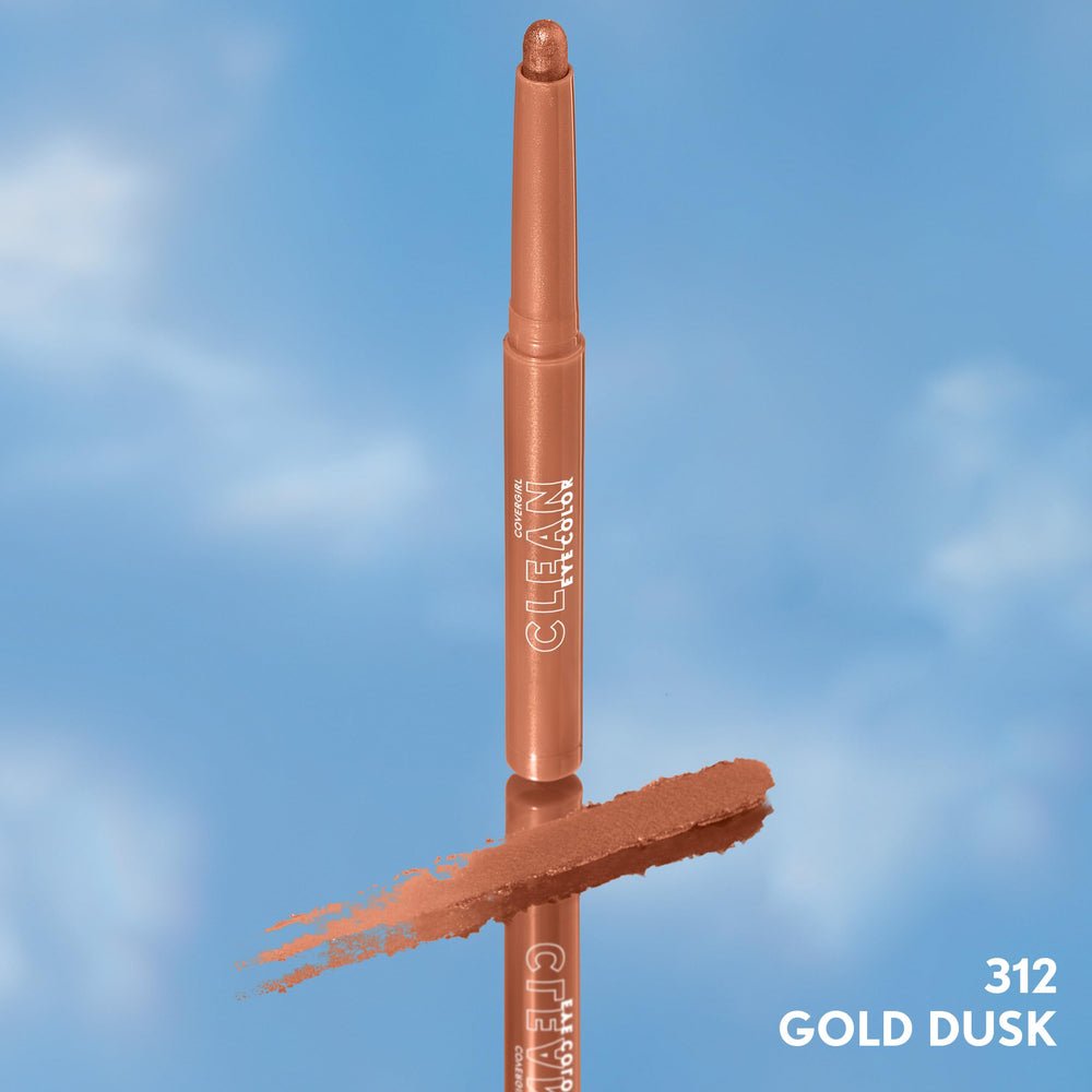 CoverGirl Clean Eye Color Gold Dusk, sans parfum pour yeux sensibles.
