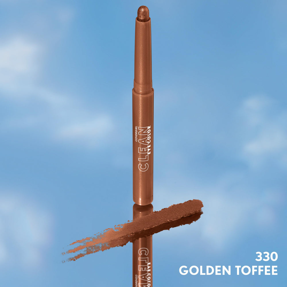 CoverGirl Clean Eye Color Toffee Doré sans parfum, adapté porteurs de lentilles