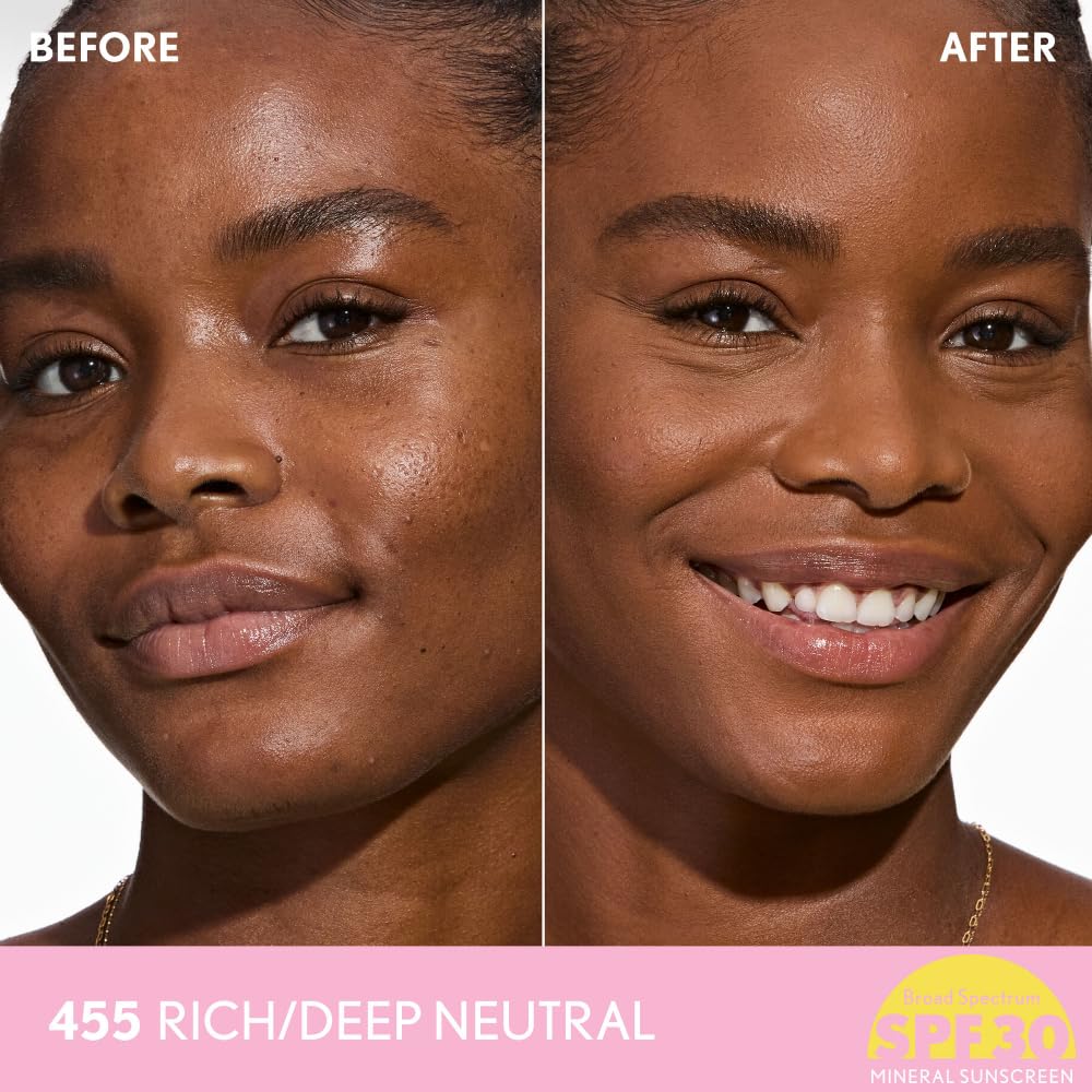 CoverGirl Clean Fresh Blurring Skin Tint couverture-ajustable: contrôle de la couvrance selon vos besoins.