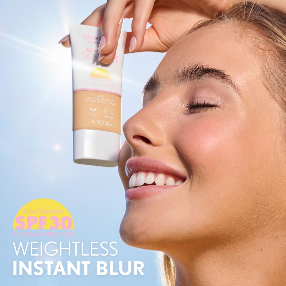 COVERGIRL Clean Fresh Blurring Skin Tint finition-naturelle, peau douce et lumineuse