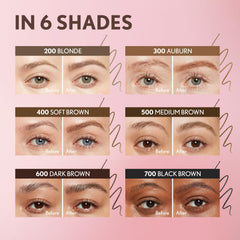CoverGirl Clean Fresh Brow Nano illustration facilité d’application et définition légère