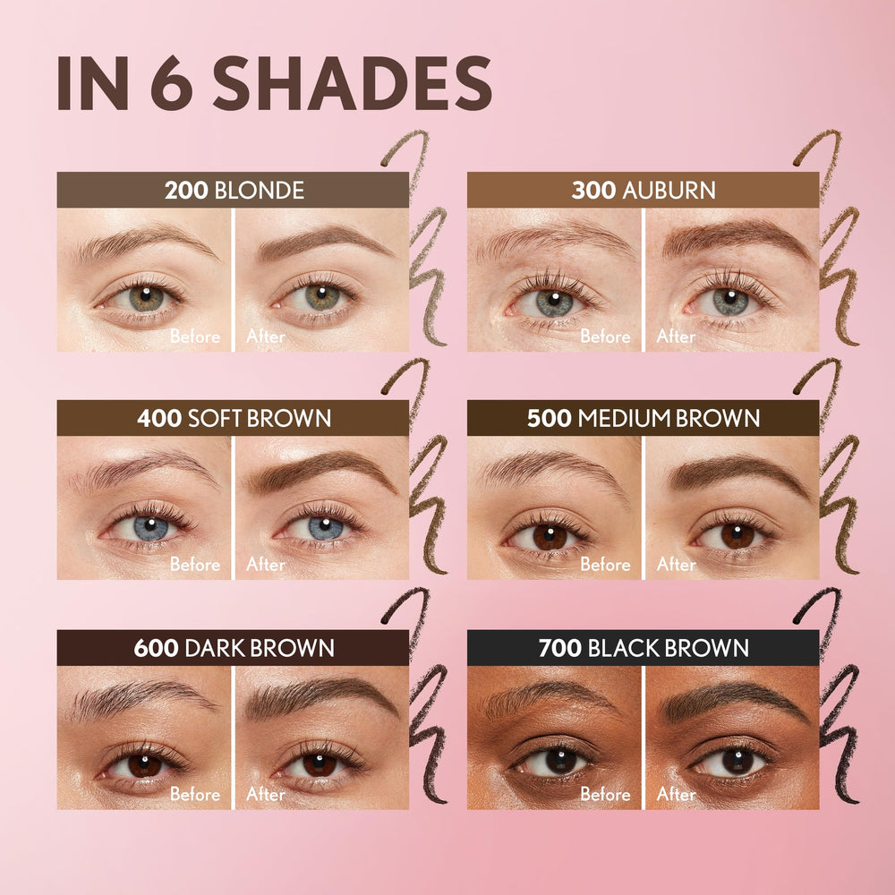 CoverGirl pommade remplisseur de sourcils, teinte brun moyen pour un rendu naturel.