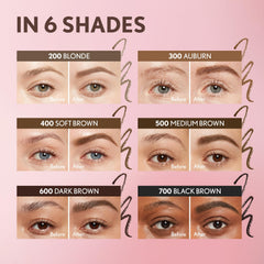 CoverGirl pommade remplisseur de sourcils, teinte brun moyen pour un rendu naturel.