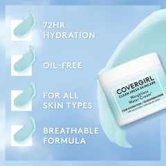 Formule vegan et sans huile par CoverGirl Clean Fresh pour tous types de peau.