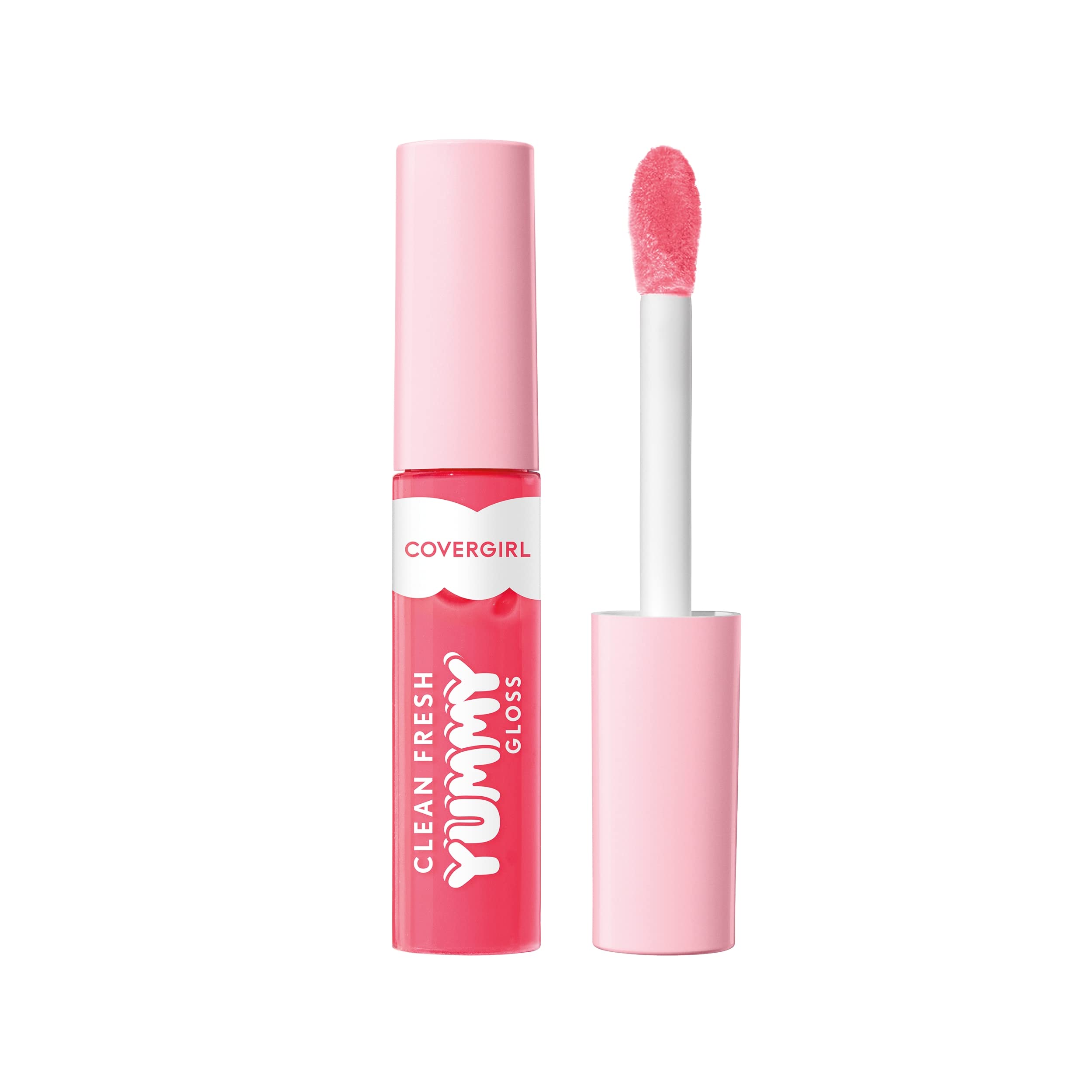 COVERGIRL Clean Fresh Yummy Gloss – Bouteille: hydratation instantanée et parfum naturel.