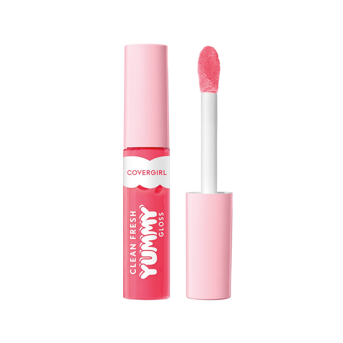 COVERGIRL Clean Fresh Yummy Gloss – Bouteille: hydratation instantanée et parfum naturel.