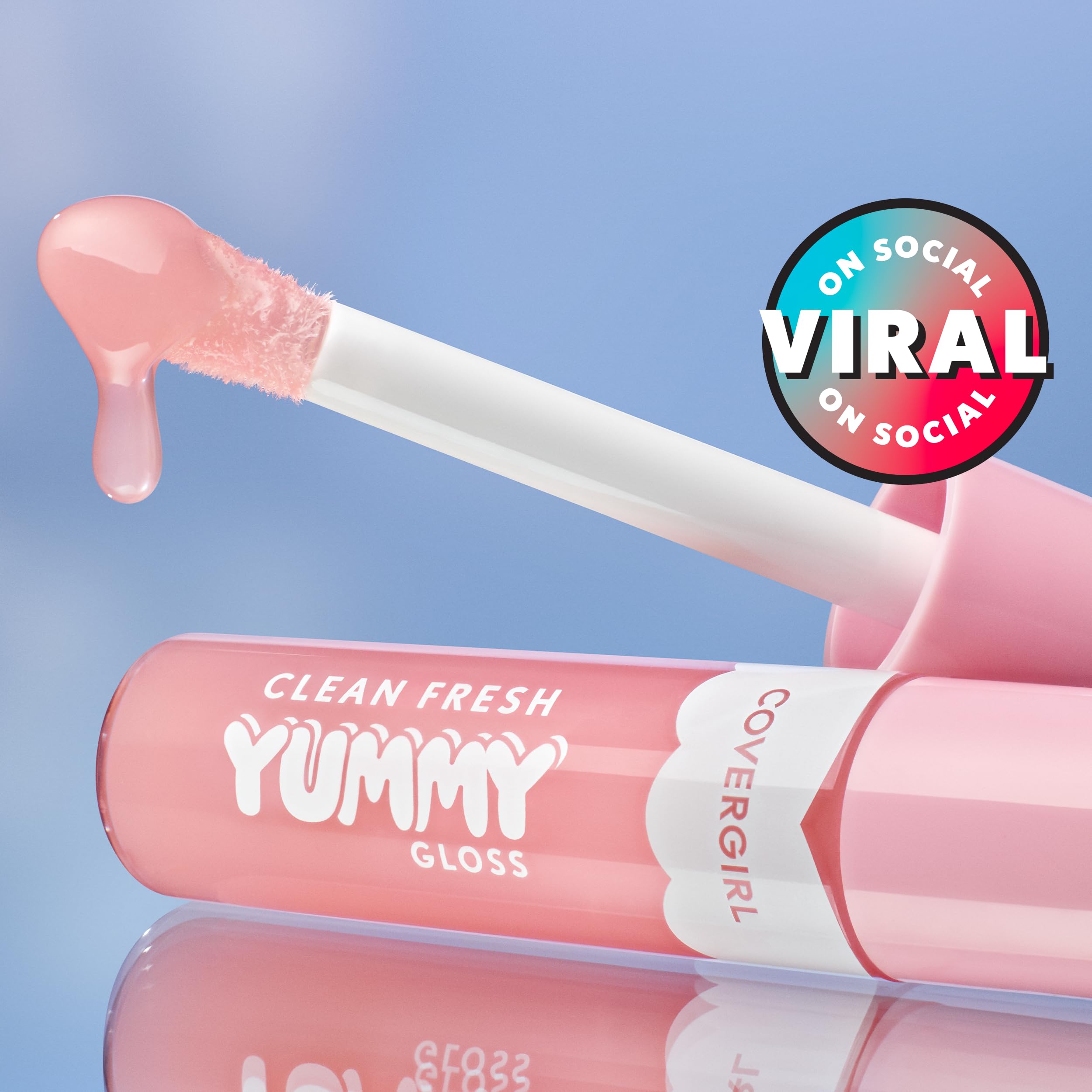 Formule hyaluronique légère du gloss HYDRATANTE COVERGIRL Yummy.
