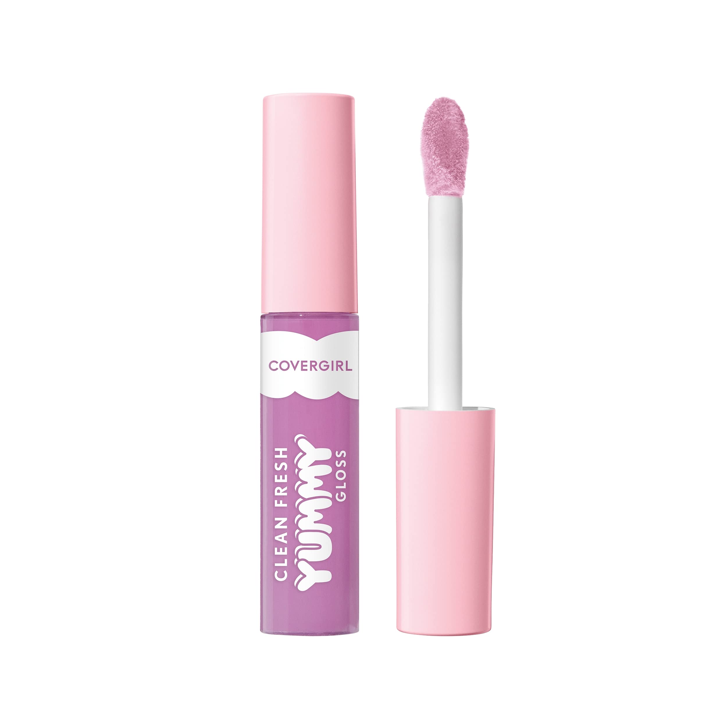 COVERGIRL Clean Fresh Yummy Gloss – teinte Laugh-Vender, lèvres brillantes et légèrement hydratées.
