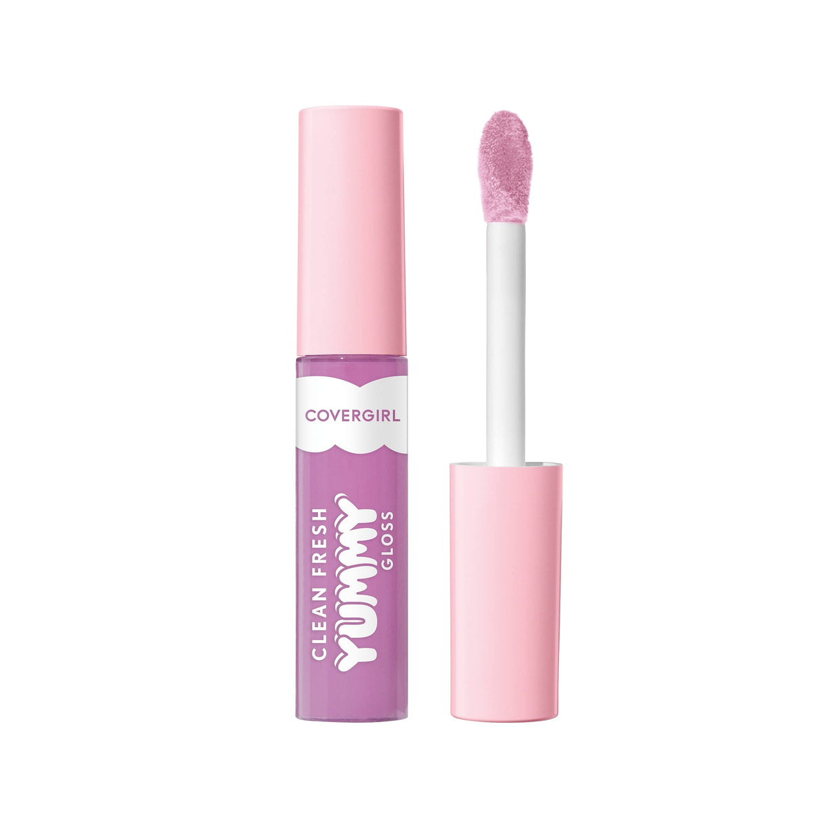 COVERGIRL Clean Fresh Yummy Gloss – teinte Laugh-Vender, lèvres brillantes et légèrement hydratées.