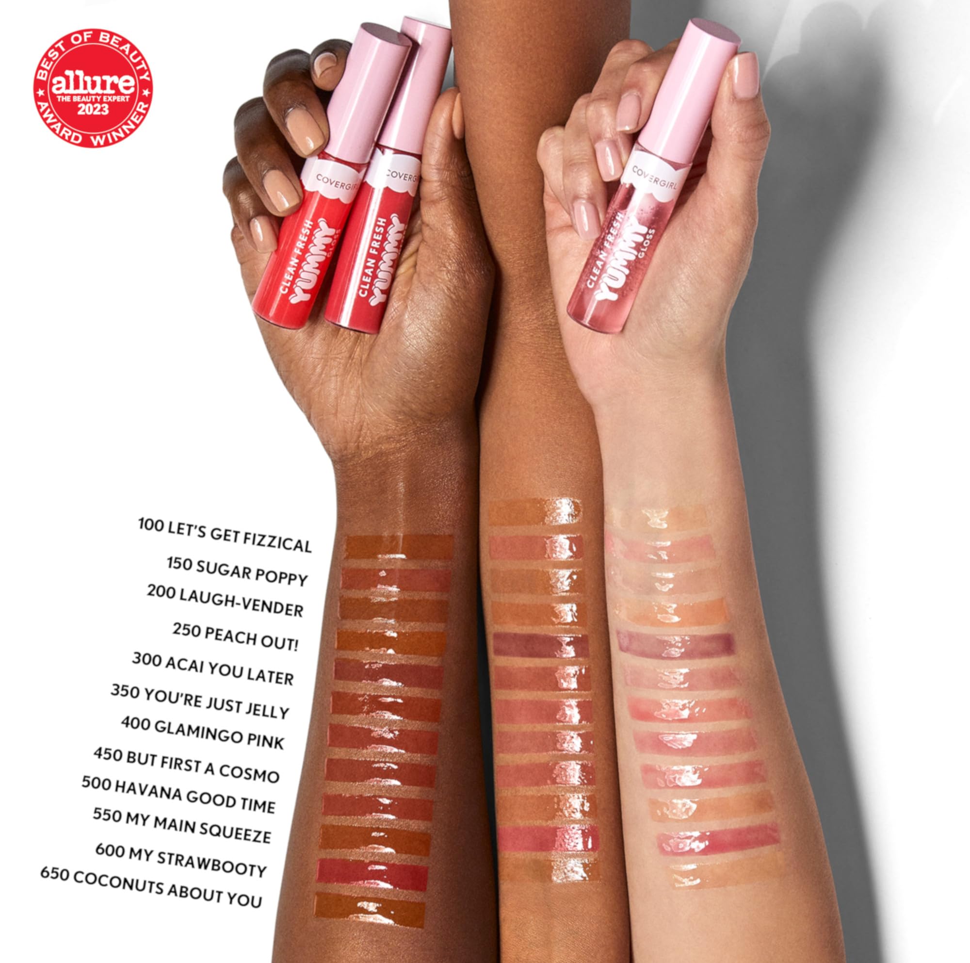 COVERGIRL Clean Fresh Yummy Gloss – Texture légère et sans collant.