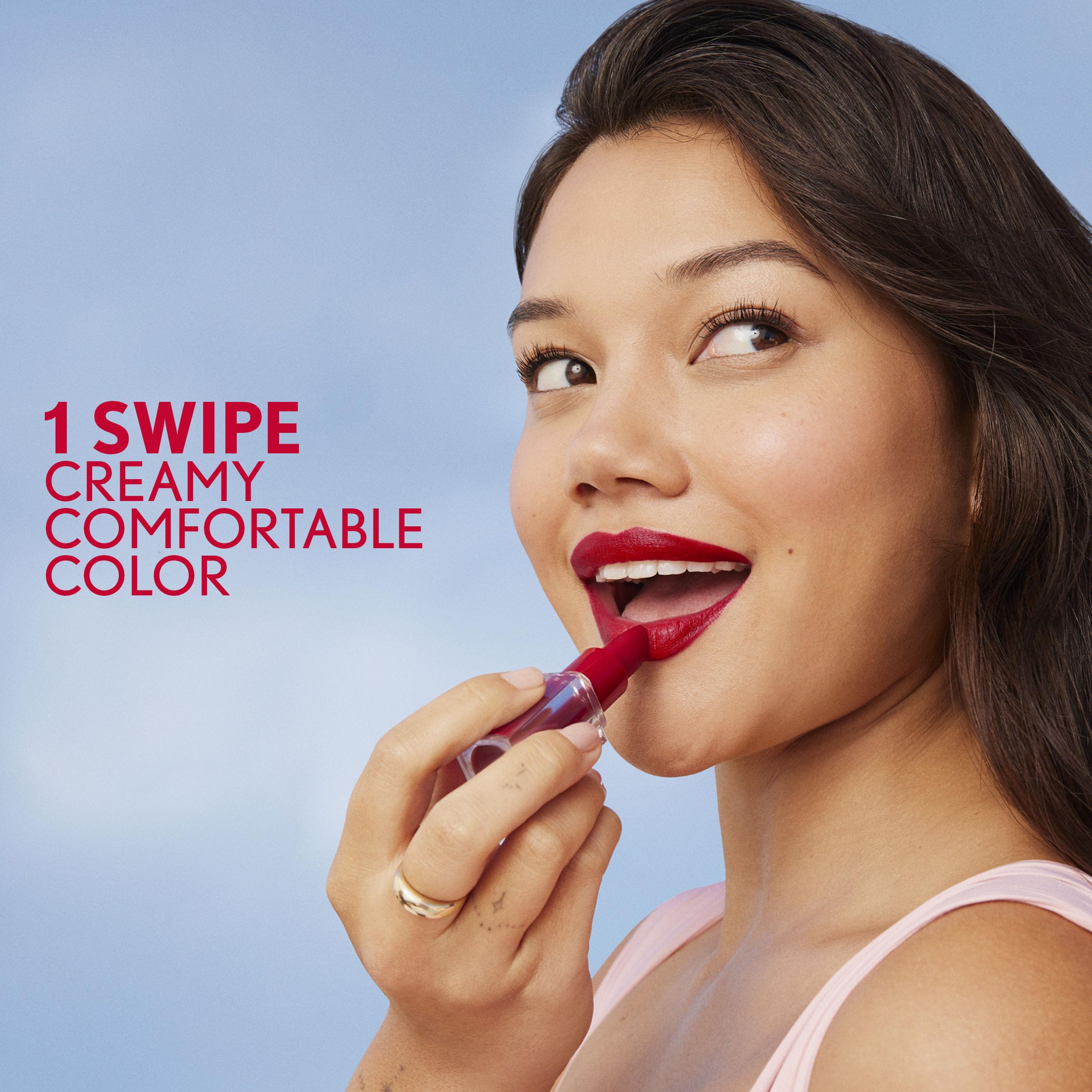 CoverGirl Clean Lip Color Satin Slipper – texture cremeuse pour un rendu velouté.