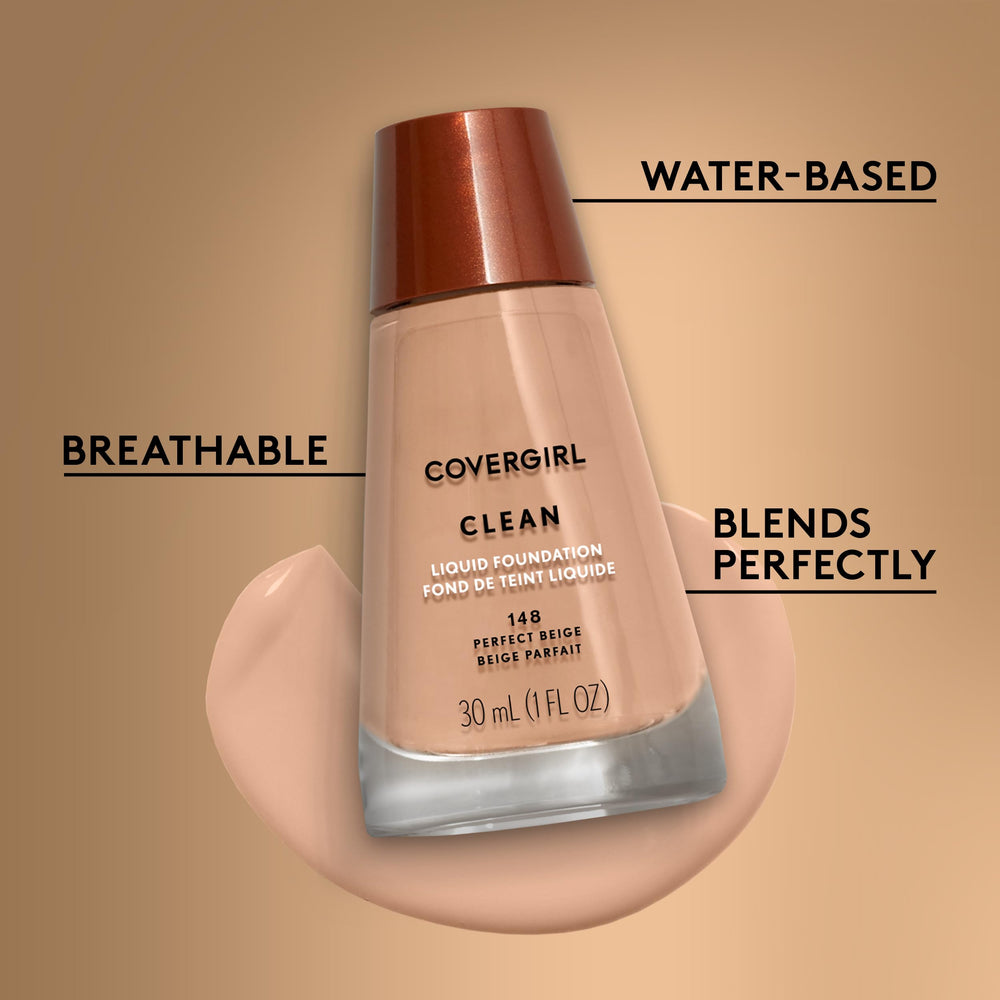 Texture close-up showing smooth, liquid finish on skin.