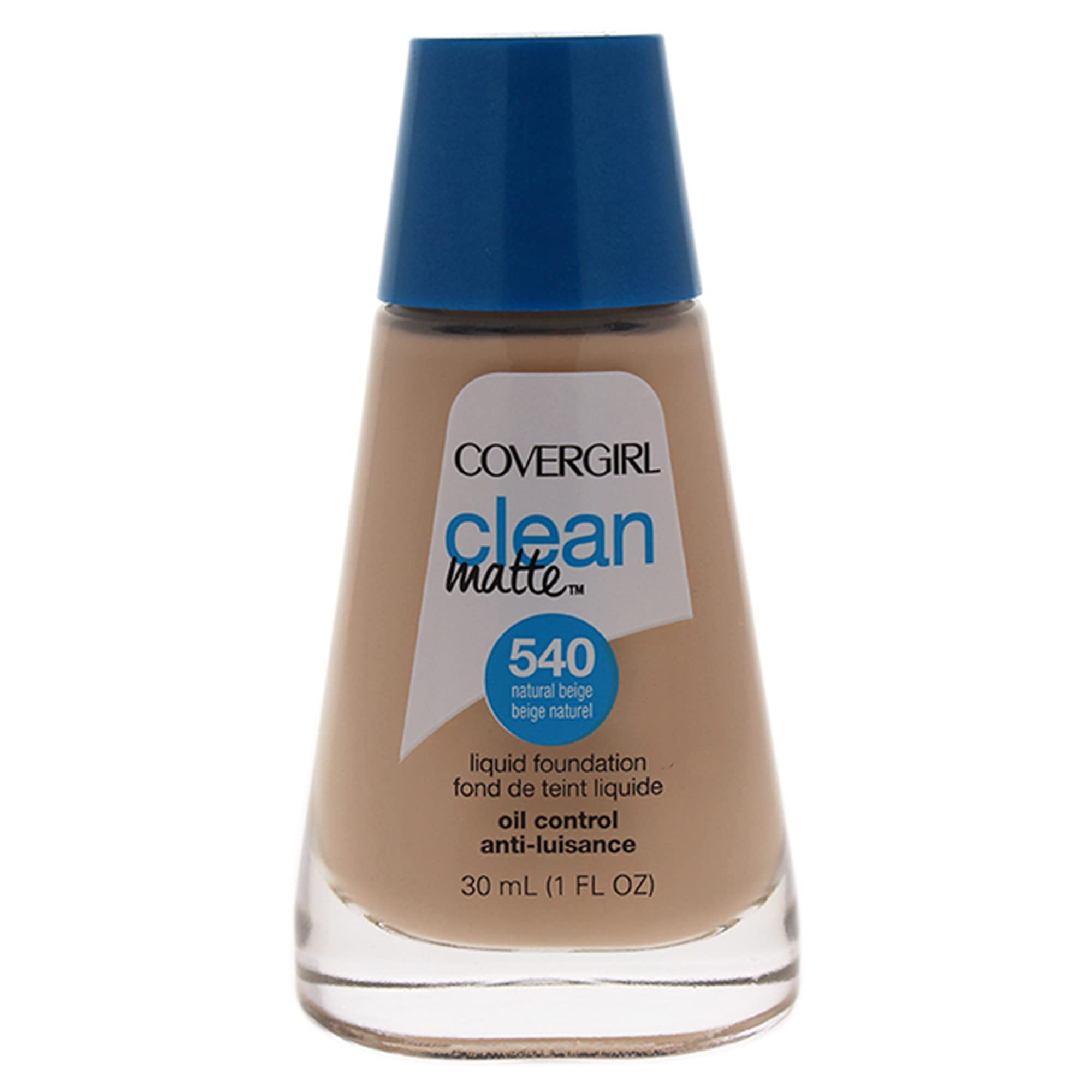 Fond de teint COVERGIRL Clean Matte 540 beige naturel – fini mat et sans brillance pour peau grasse