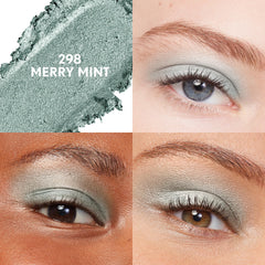 CoverGirl Clean Multiline Eyeshadow Pencil Merry Mint, teinte givree hiver, regard lumineux.