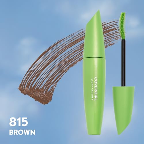 Mascara COVERGIRL Clump Crusher, brosse courbee, courbe les cils pour un regard plus ouvert.