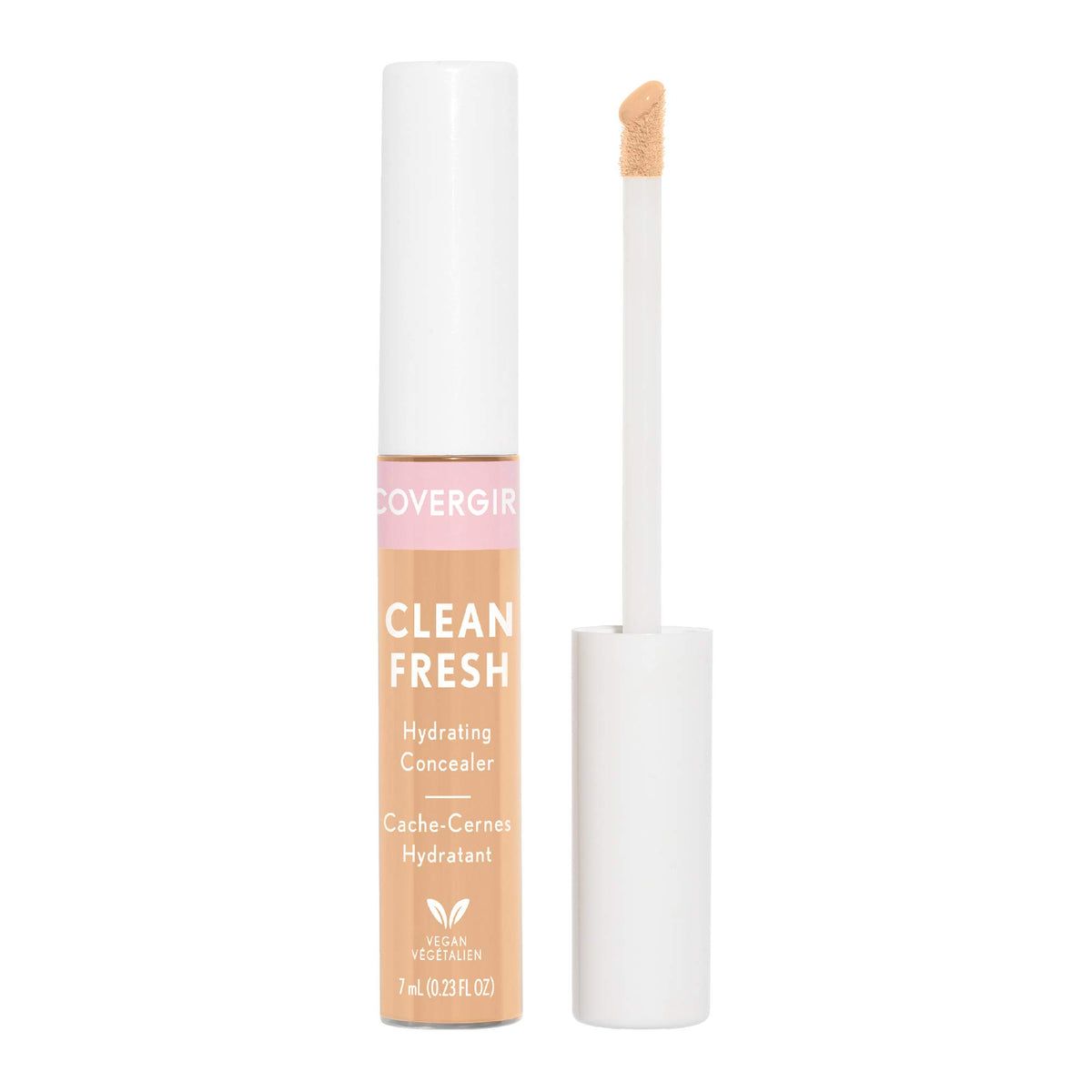 COVERGIRL Correcteur hydratant, flacon élégant pour une couvrance légère durable.