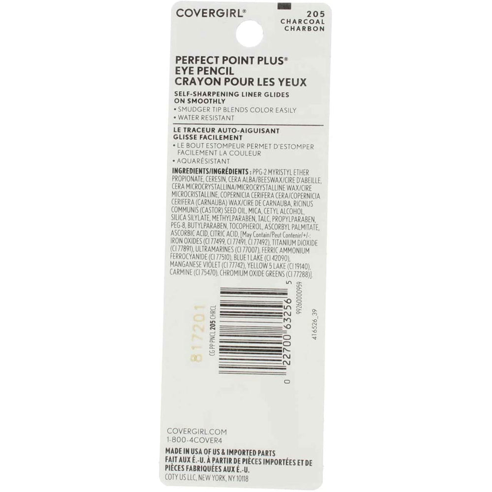 COVERGIRL Crayon pour les yeux Charbon, application fumée facile et durable.