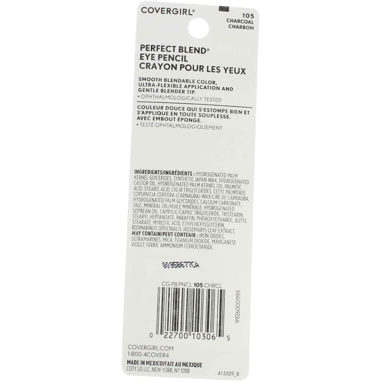 Déliniant CoverGirl Charbon offrant précision et estompage facile.