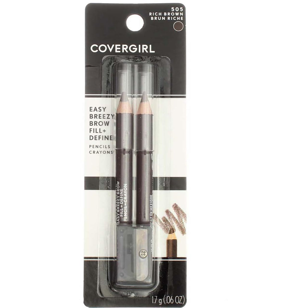 CoverGirl Easy Breezy Brow crayon sourcils pour look naturel et défini.