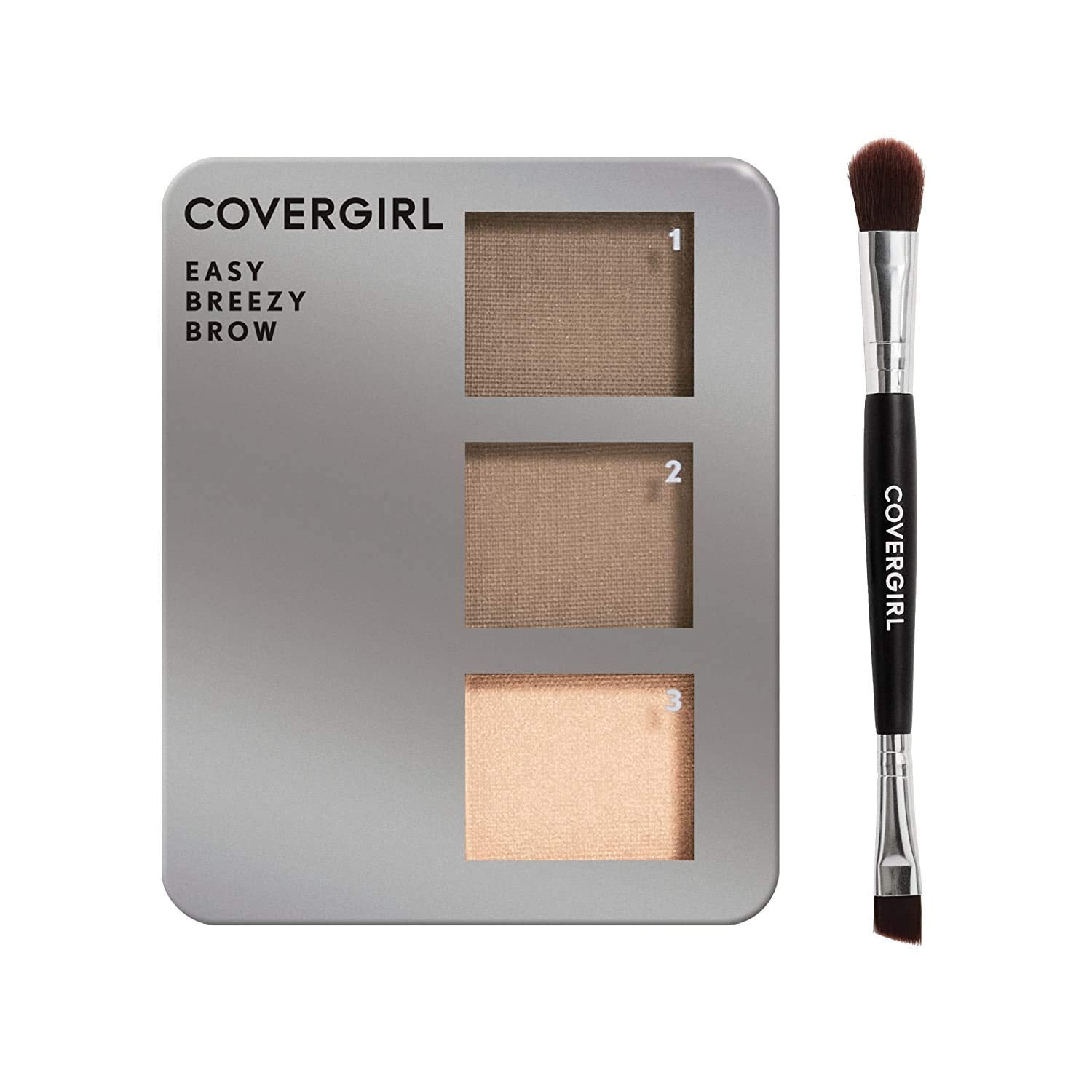 Palette triple de poudres COVERGIRL Sourcils, teintes pour remplir et définir