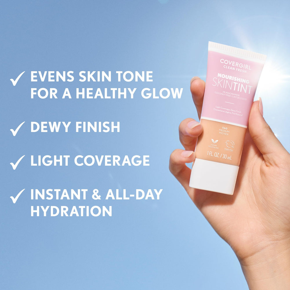 CoverGirl éclat sain et durable jour après jour.