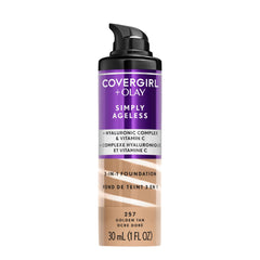 COVERGIRL et OLAY Simply Ageless flacon pompe prêt à l’emploi pour une application douce