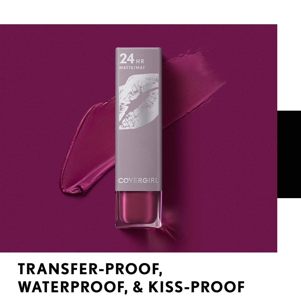 Teinte rouge intense, COVERGIRL Exhibitionist Soloist, pour un look sans compromis.