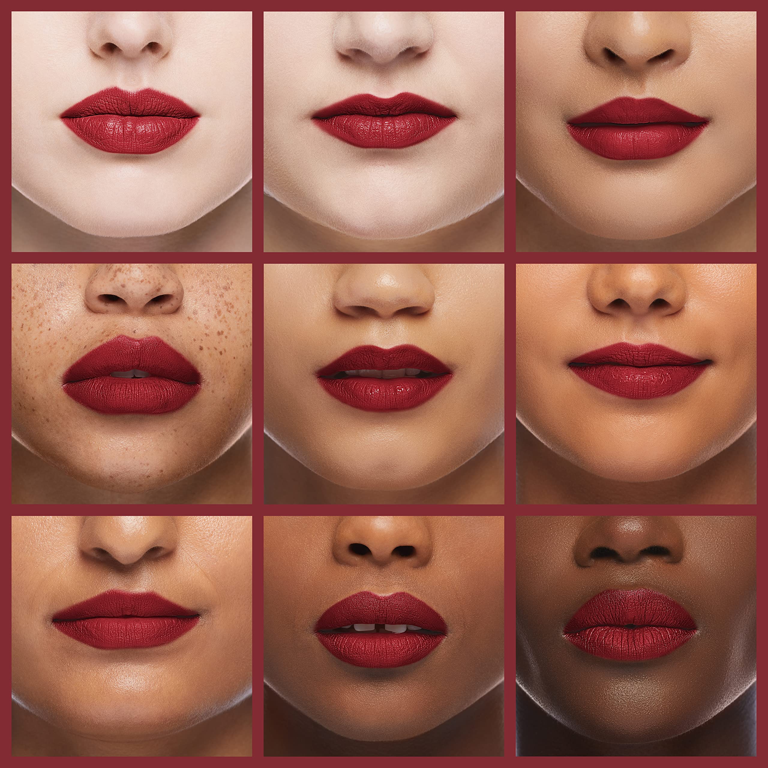 Texture veloutée du rouge Exhibitionist Soloist offrant une application fluide et confortable.